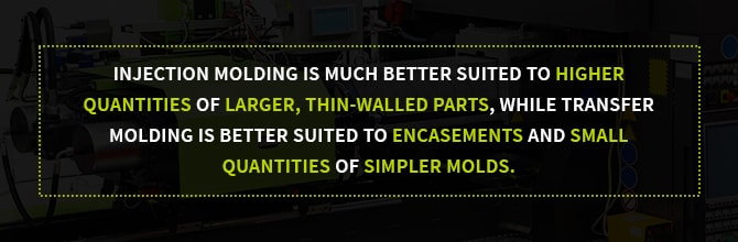 Should You Be Using Injection Molding or Transfer Molding?