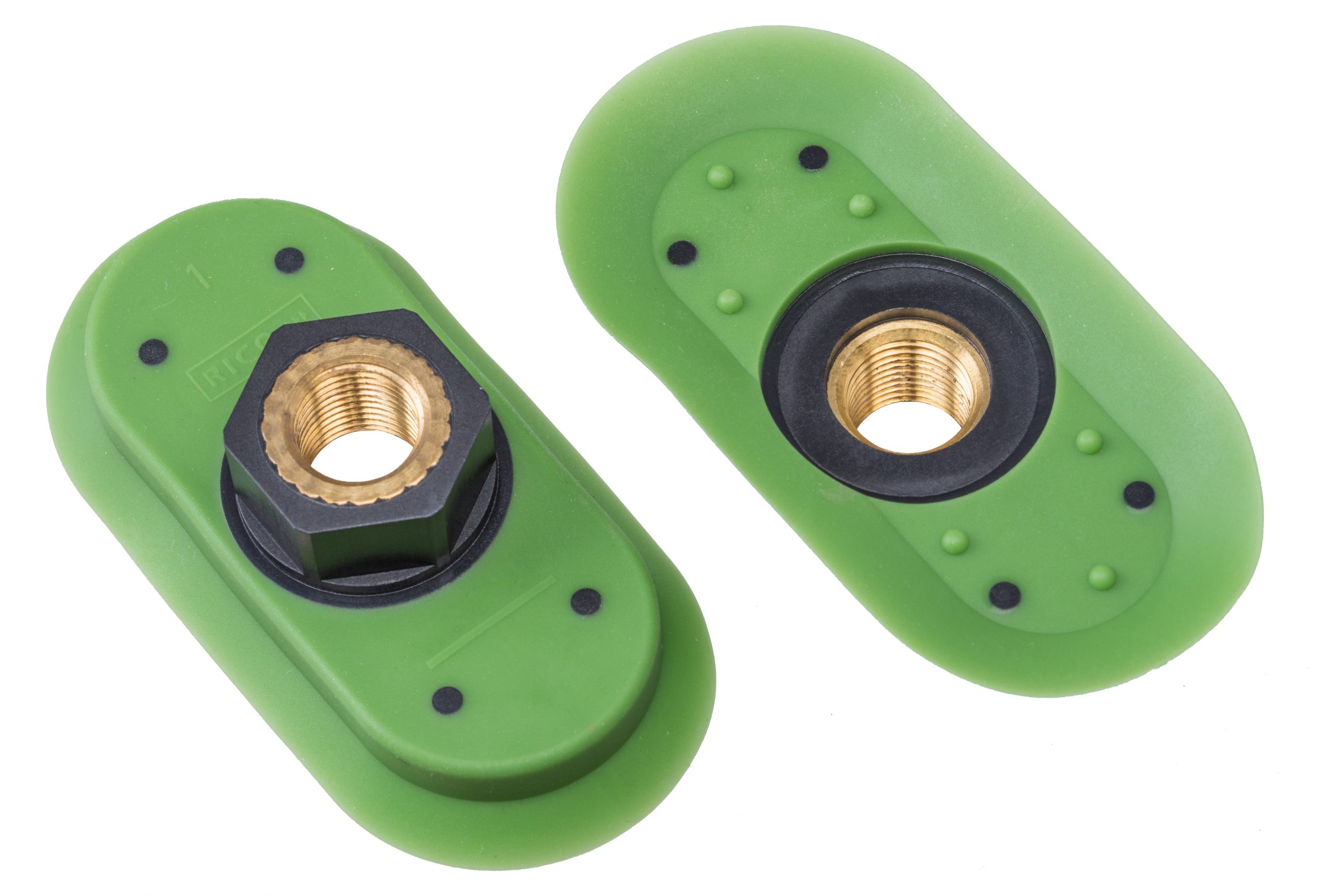 Green Multi-Shot Threaded Plate